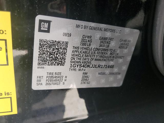 2020 CADILLAC ESCALADE P - 1GYS4DKJ2LR171448