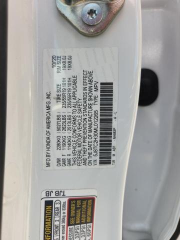 2021 ACURA RDX 5J8TC2H30ML012265