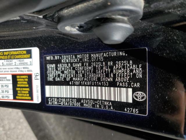 2015 TOYOTA CAMRY LE - 4T1BF1FK8FU114153