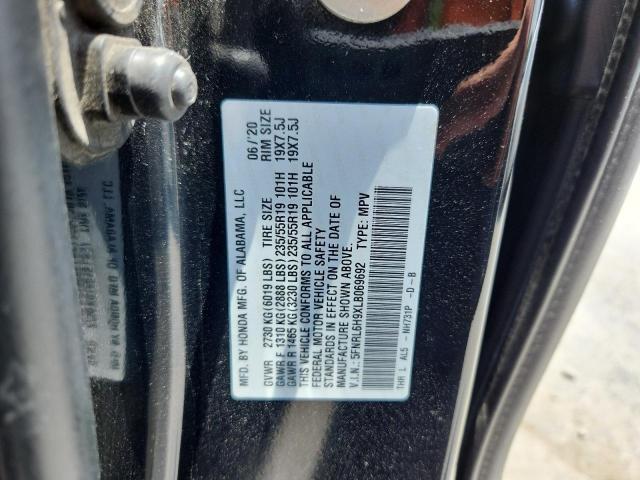 2020 HONDA ODYSSEY EL 5FNRL6H9XLB069692