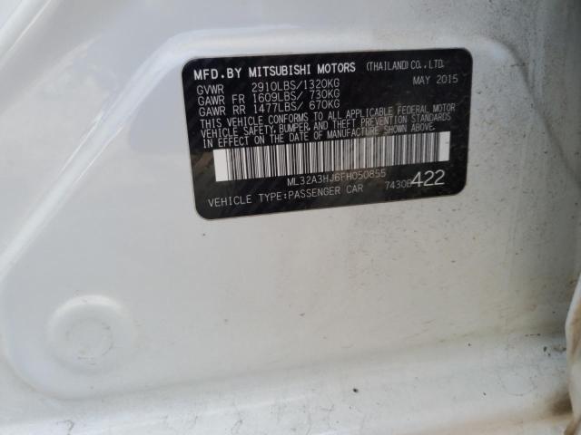 2015 MITSUBISHI MIRAGE DE ML32A3HJ6FH050855