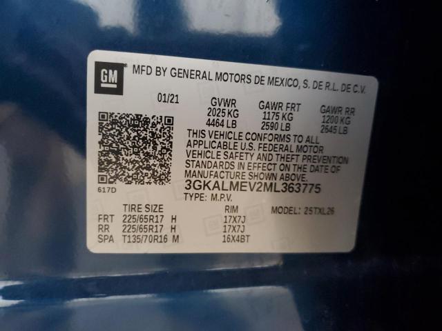 2021 GMC TERRAIN SL - 3GKALMEV2ML363775