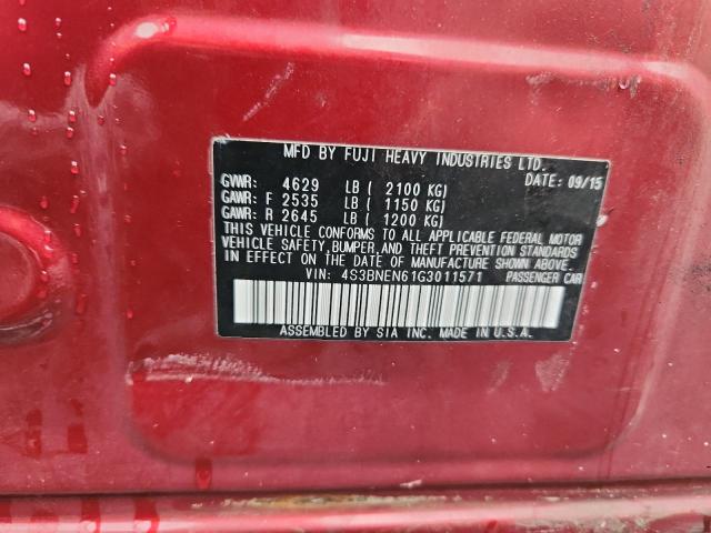 2016 SUBARU LEGACY 3.6 4S3BNEN61G3011571