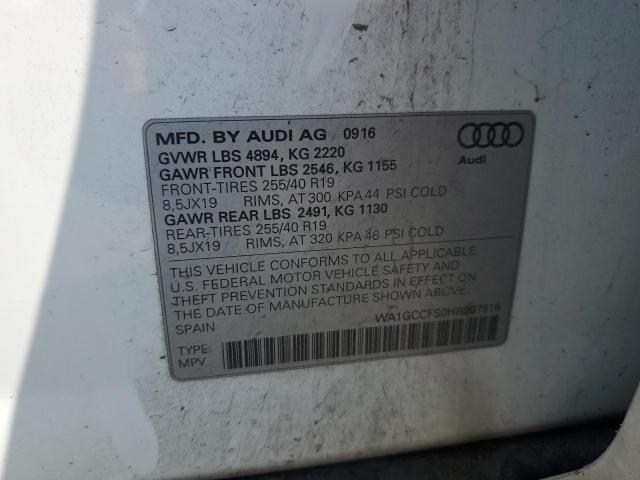 2017 AUDI Q3 PRESTIG WA1GCCFS0HR007516