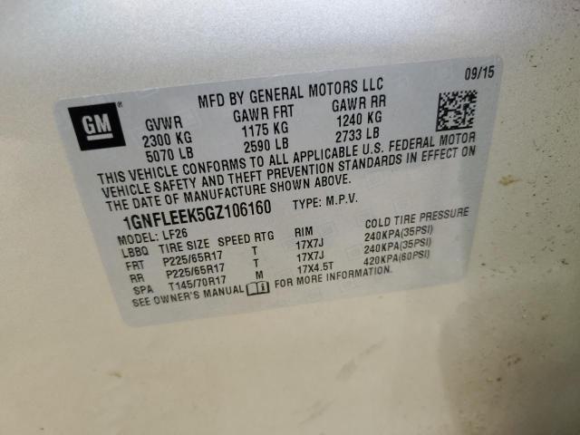 2016 CHEVROLET EQUINOX LS 1GNFLEEK5GZ106160
