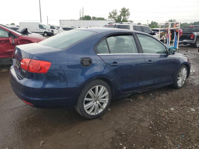 VOLKSWAGEN JETTA SE 2013 blue sedan 4d gas 3VWDX7AJ3DM443241 photo #4