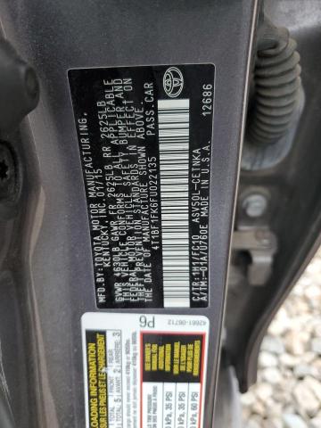 2015 TOYOTA CAMRY LE - 4T1BF1FK6FU022135