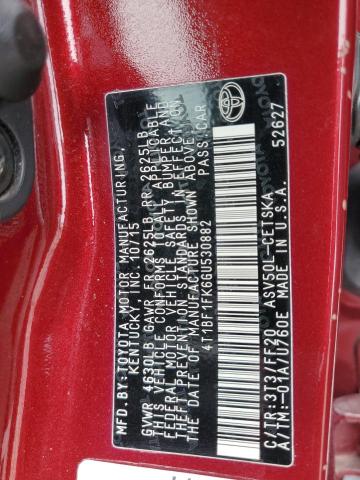 2016 TOYOTA CAMRY LE - 4T1BF1FK6GU530882