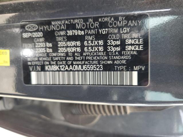 2021 HYUNDAI KONA SE - KM8K12AA0MU659523