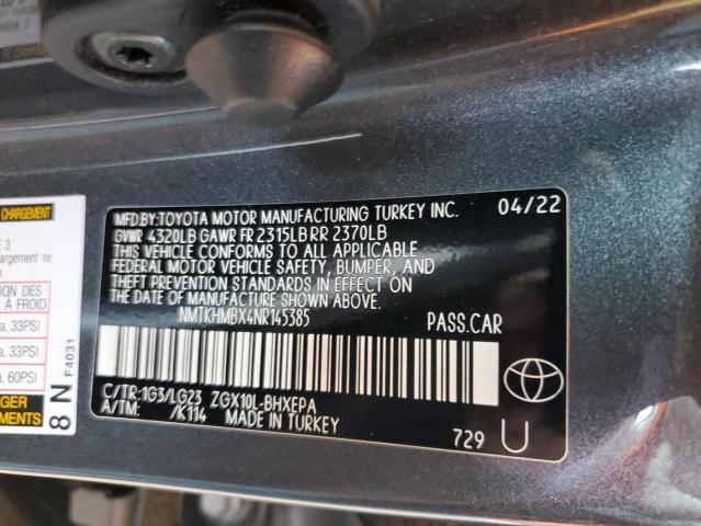 2022 TOYOTA C-HR XLE - NMTKHMBX4NR145385