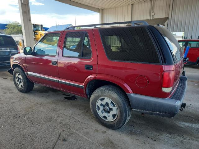 CHEVROLET BLAZER 1996 burgundy 4dr spor gas 1GNDT13W8T2264162 photo #3