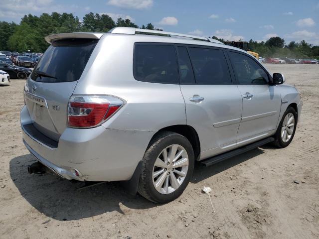 TOYOTA HIGHLANDER 2008 silver 4dr spor hybrid engine JTEEW41AX82011084 photo #4
