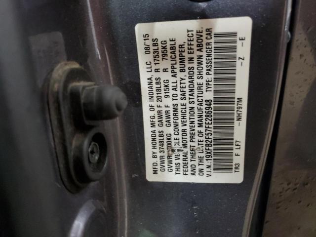 2015 HONDA CIVIC LX - 19XFB2F57FE286948