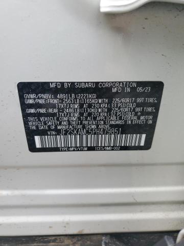 2023 SUBARU FORESTER W JF2SKAMC5PH479851