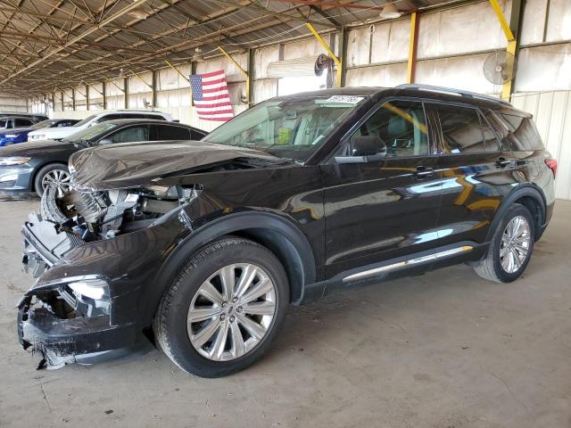 FORD EXPLORER L 2022 black  gas 1FMSK7FH0NGA70410 photo #1