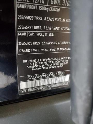 2015 LAND ROVER RANGE ROVE SALWR2VF2FA513688