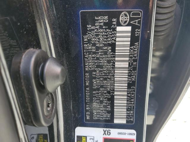 2017 TOYOTA COROLLA L - 2T1BURHE5HC775817
