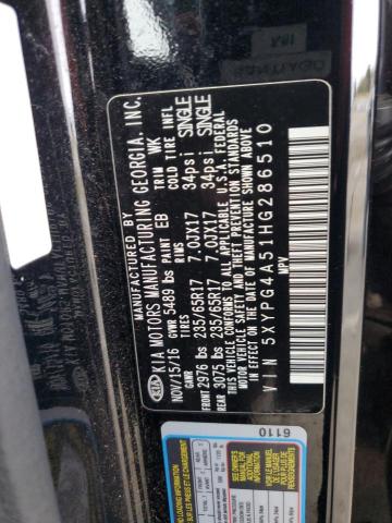 2017 KIA SORENTO LX 5XYPG4A51HG286510