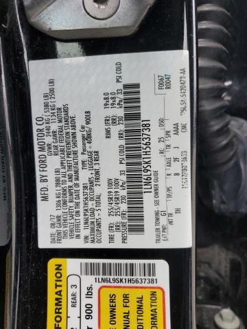 2017 LINCOLN CONTINENTA 1LN6L9SK1H5637381