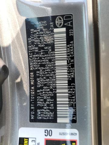2018 TOYOTA COROLLA L 2T1BURHE5JC055696