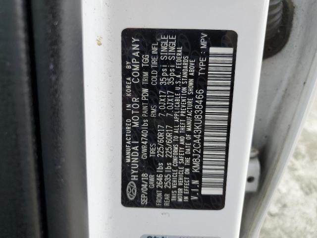 2019 HYUNDAI TUCSON SE - KM8J2CA43KU838466