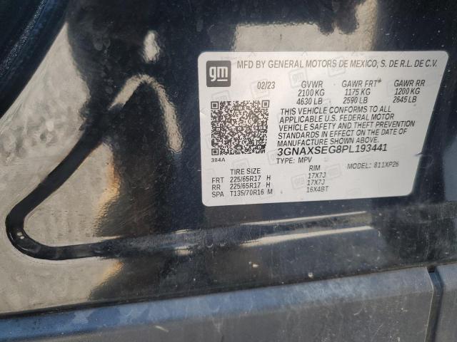 2023 CHEVROLET EQUINOX LS 3GNAXSEG8PL193441