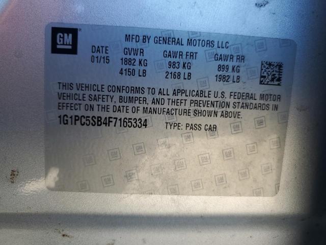 2015 CHEVROLET CRUZE LT - 1G1PC5SB4F7165334