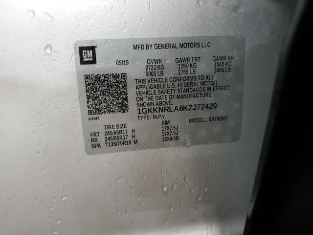 2019 GMC ACADIA SLE 1GKKNRLA8KZ272429