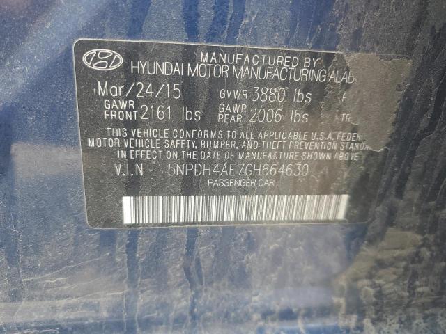 2016 HYUNDAI ELANTRA SE - 5NPDH4AE7GH664630