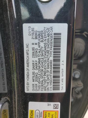2019 HONDA ACCORD SPO - 1HGCV1F3XKA040963