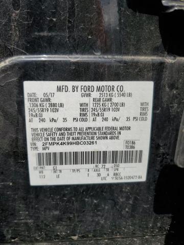 2017 FORD EDGE TITANIUM 2FMPK4K99HBC03261
