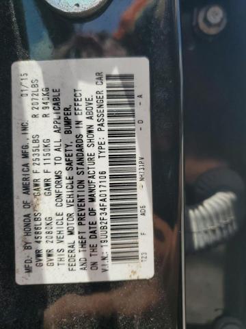2015 ACURA TLX 19UUB2F34FA017106