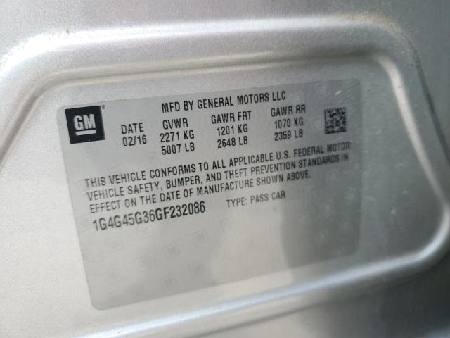 2016 BUICK LACROSSE S - 1G4G45G36GF232086