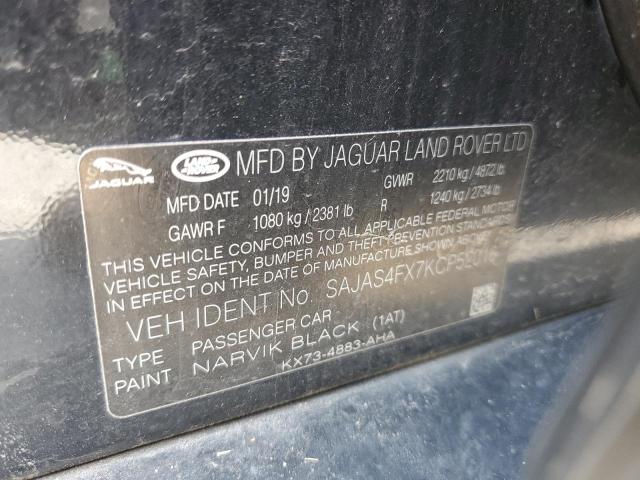 2019 JAGUAR XE SAJAS4FX7KCP52016