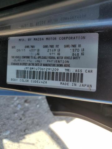 2016 MAZDA 3 SPORT - JM1BM1U70G1291209