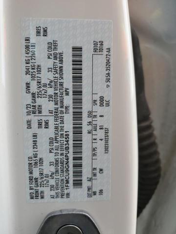 2023 FORD ESCAPE ACT 1FMCU9GN4PUB34581