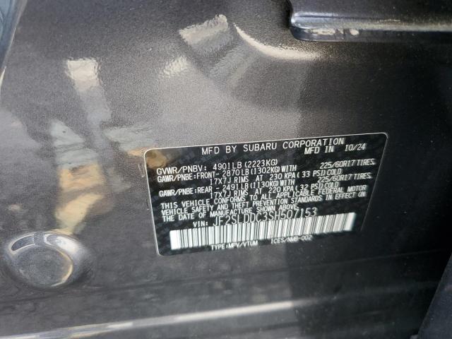2025 SUBARU FORESTER P - JF2SLDDC3SH507153