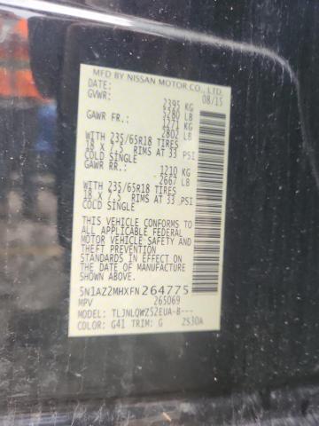 2015 NISSAN MURANO S 5N1AZ2MHXFN264775