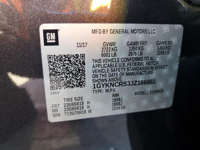 2018 CADILLAC XT5 LUXURY - 1GYKNCRS3JZ166861