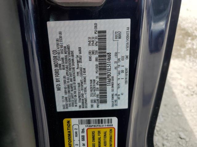 2020 FORD MUSTANG GT 1FA6P8CFXL5114668
