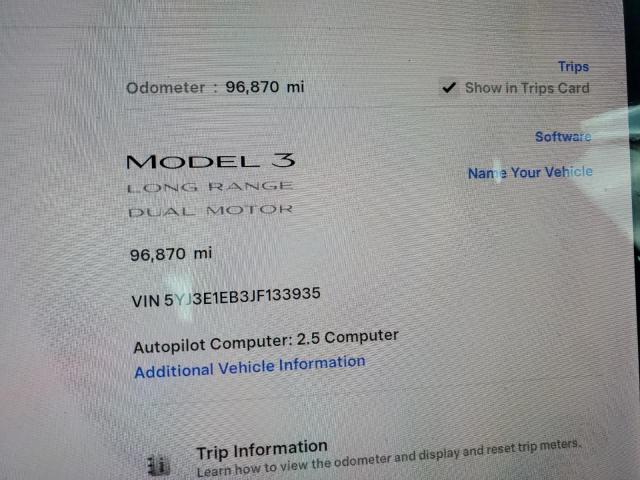 2018 TESLA MODEL 3 - 5YJ3E1EB3JF133935