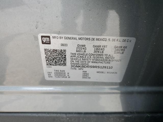 2024 CHEVROLET BLAZER 3LT - 3GNKBDRS9RS129110