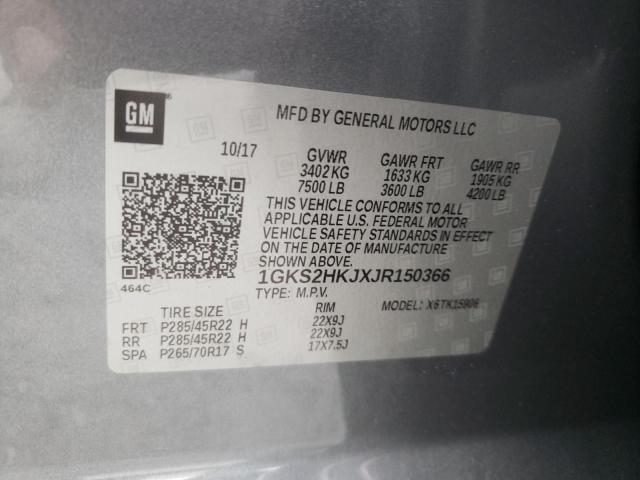2018 GMC YUKON XL D 1GKS2HKJXJR150366