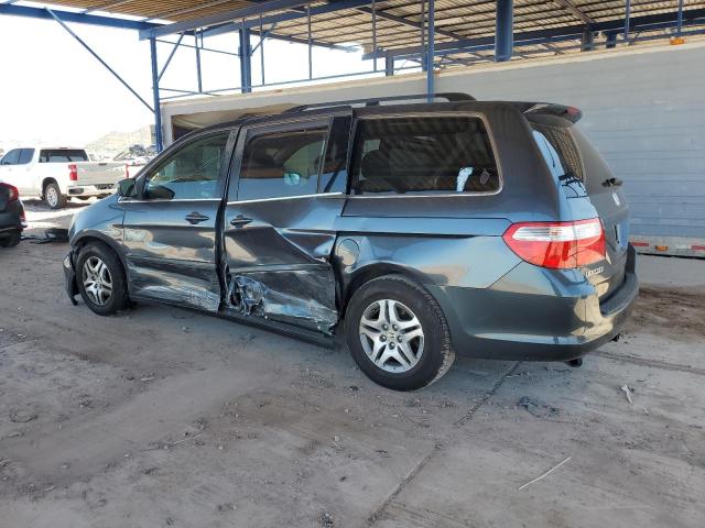 HONDA ODYSSEY EX 2006 blue  gas 5FNRL384X6B461661 photo #3