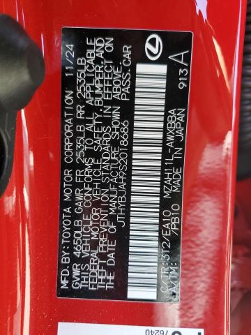2025 LEXUS UX 300H BA JTHYBJAH9S2018686