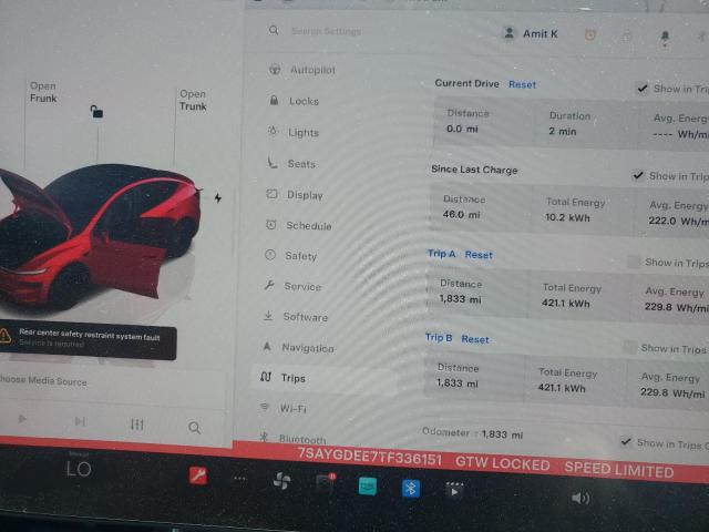 2026 TESLA MODEL Y 7SAYGDEE7TF336151