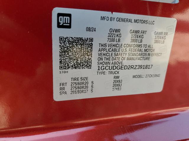 2024 CHEVROLET SILVERADO - 1GCUDGED2RZ391817