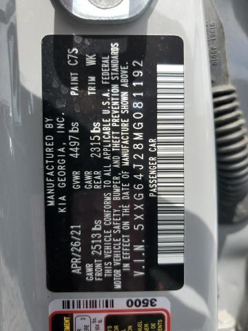 2021 KIA K5 GT LINE - 5XXG64J28MG081192