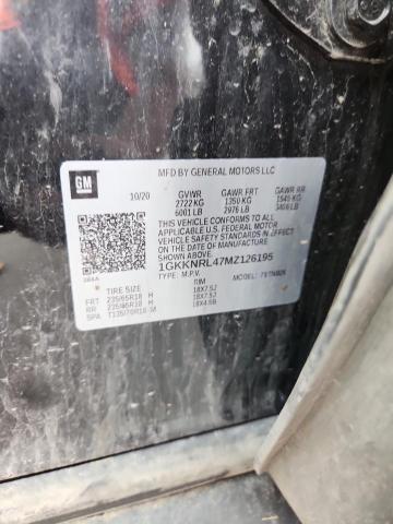 2021 GMC ACADIA SLE 1GKKNRL47MZ126195