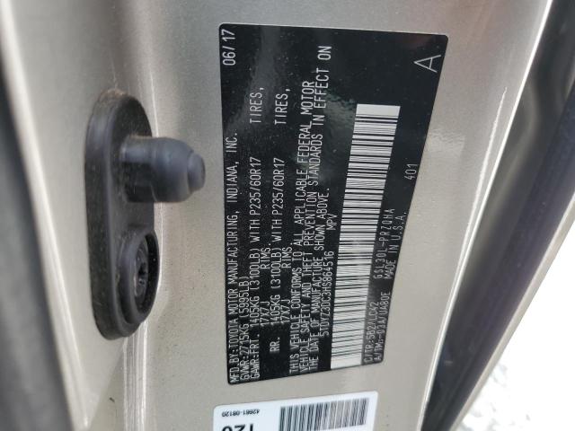 2017 TOYOTA SIENNA XLE - 5TDYZ3DC3HS864516